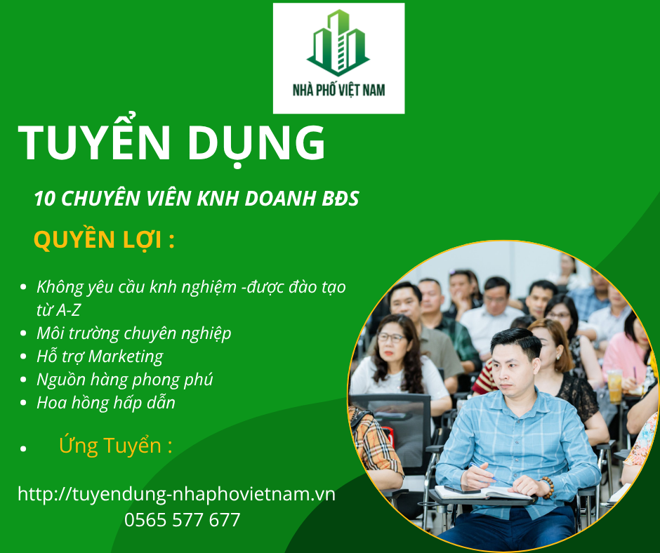 TUYỂN DỤNG CHUYÊN VIÊN KINH DOANH THỰC CHIẾN