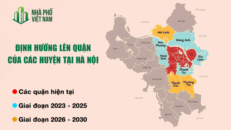 Lộ Trình 5 Huyện Của Hà Nội Sẽ Trở Thành Quận